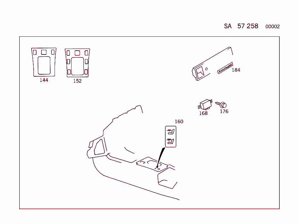 Interior Appointments "Galerie" - Outside Part See Standard Version