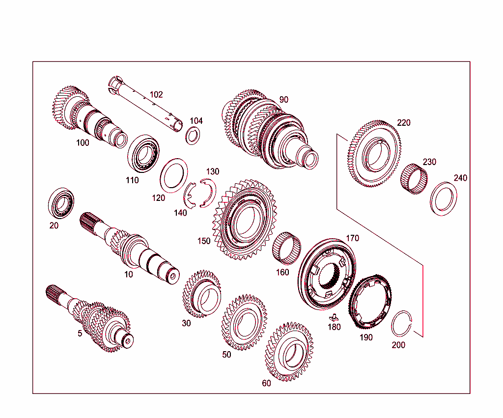Transmission Shafts And Gears