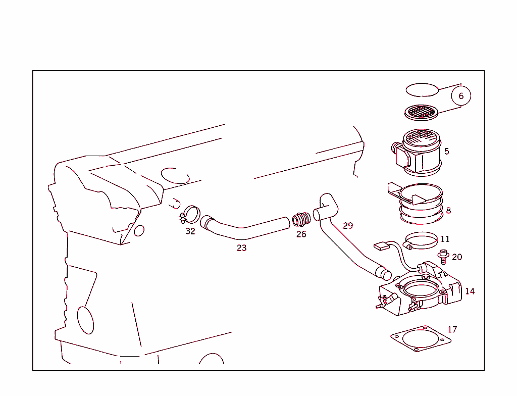 Air-Mass Sensor,Throttle Valve Actuator; Used With Lh-Jetronic