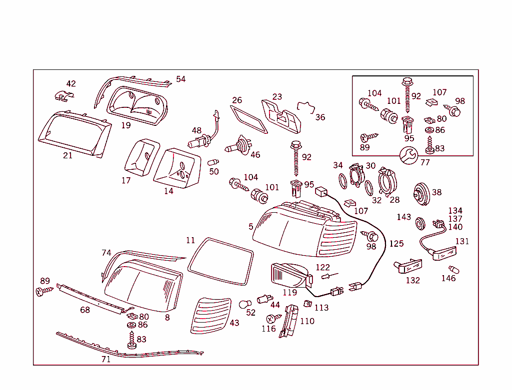 Lighting Unit & Additional Blinker Lamp