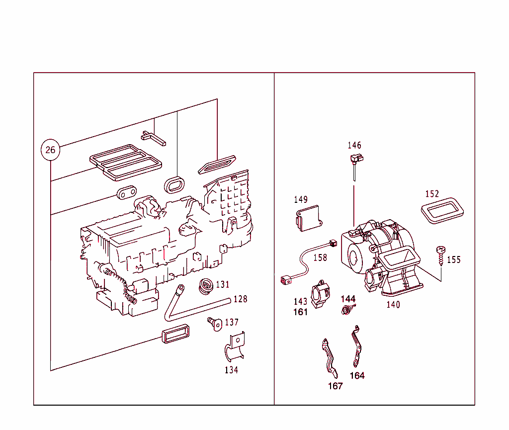 Heater Case With Blower