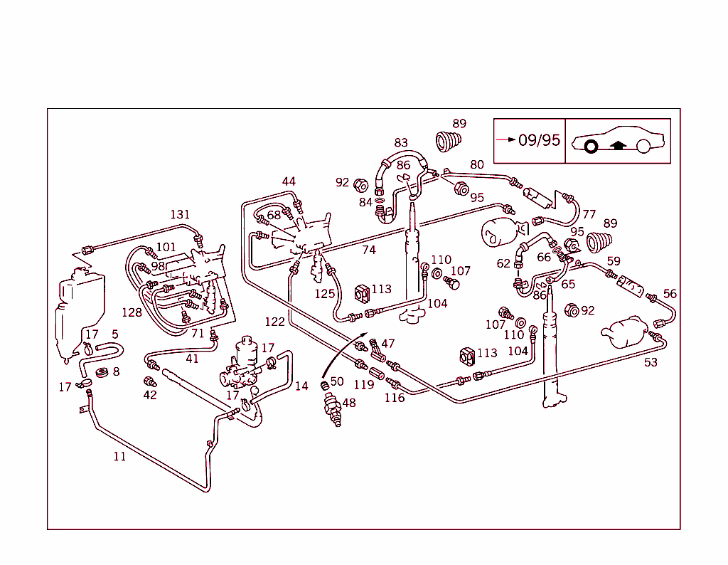 Line Arrangement In Case Of Self-Levelling Device & A S D