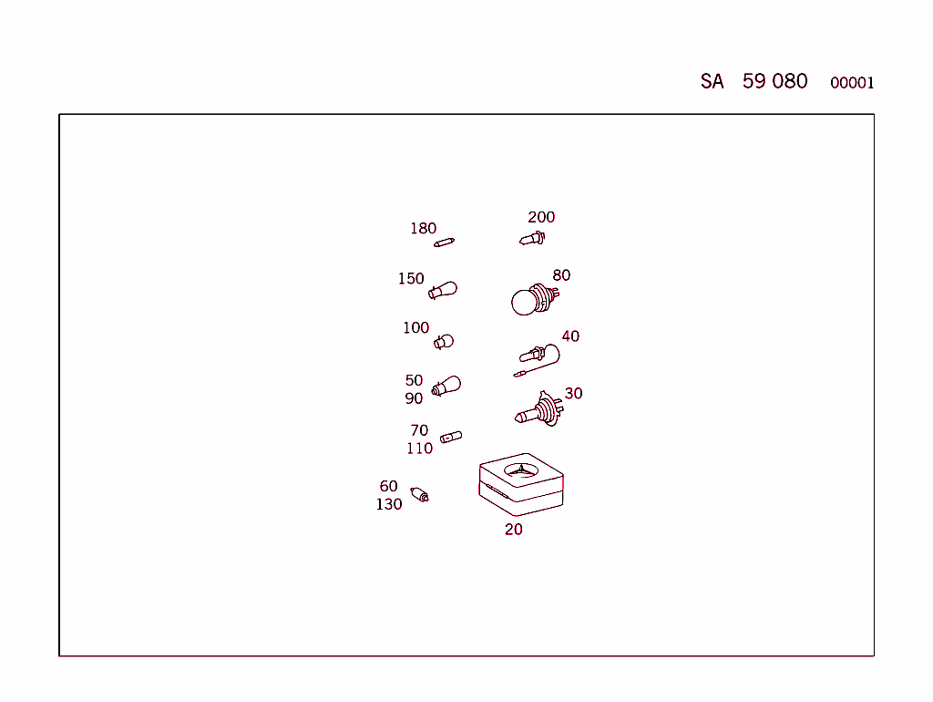 Box With Spare Bulbs