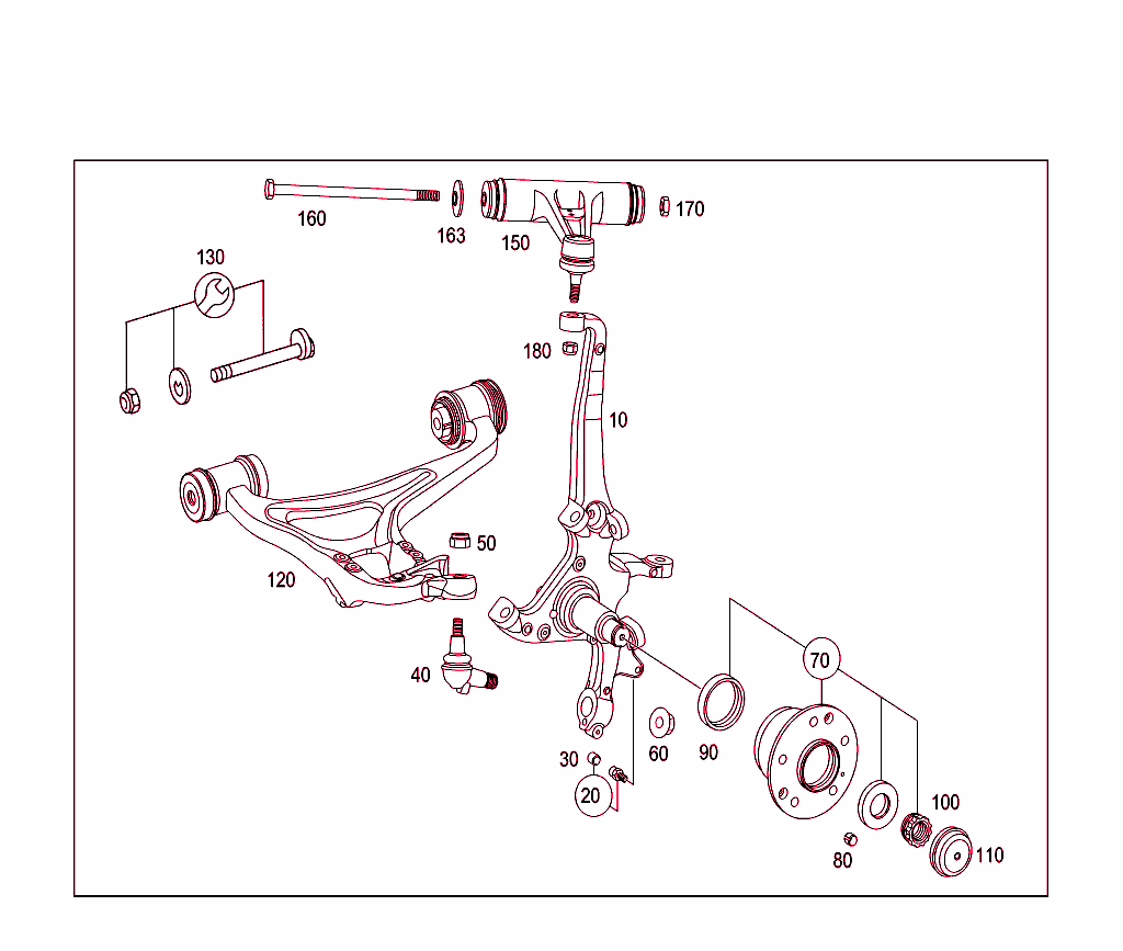 Steering Knuckle And Control Arm