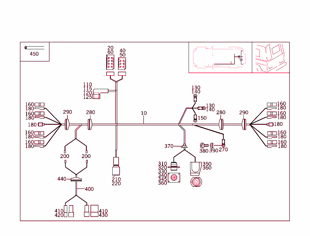 Tail Lamp Cable Harness