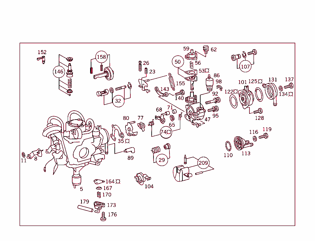 Carburetor And Attachment Parts