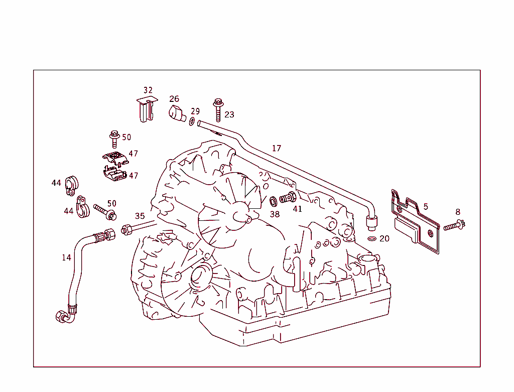 Attached Parts For Transmission, Oil Filler Pipe