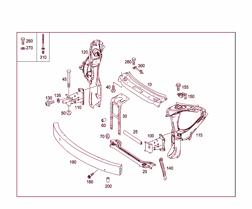 Front Stiffening And Radiator Support