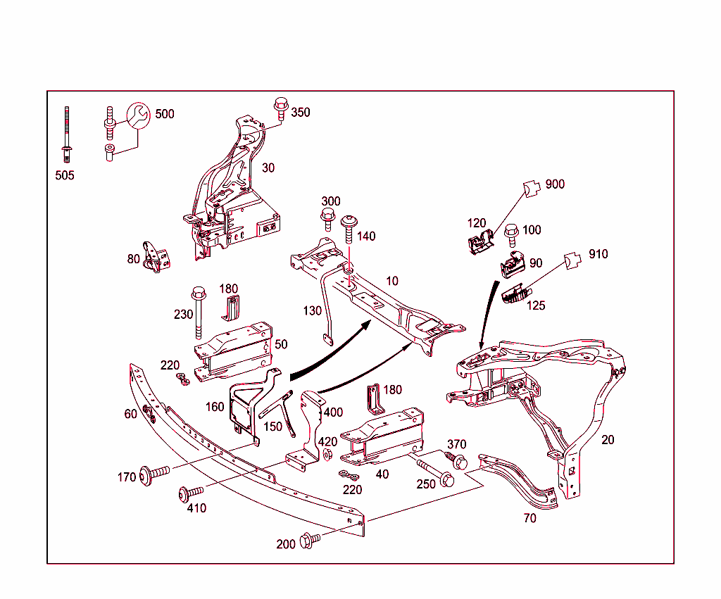 Front Stiffening And Radiator Support