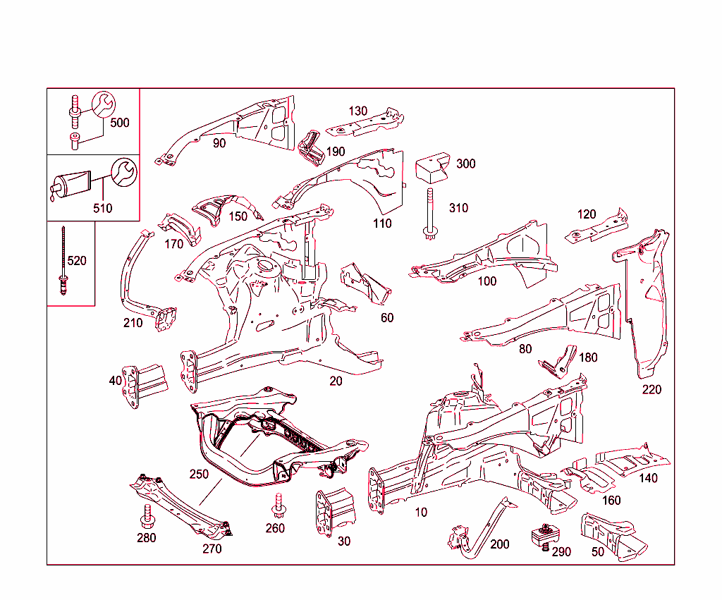 Wheelhouse,Front Subframe