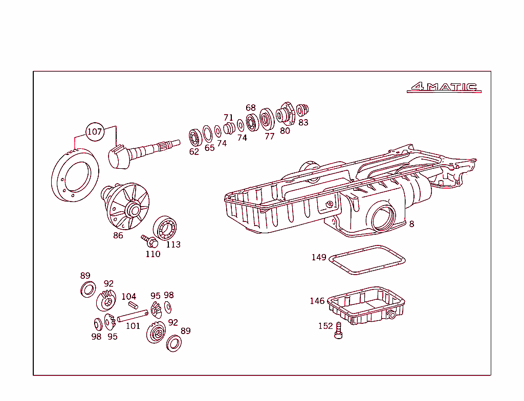 4Matic Front Axle Drive