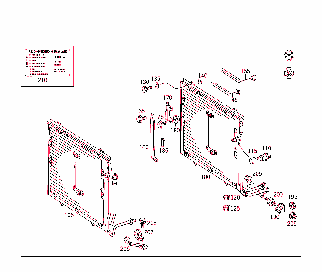 Refrigerant Line Arrangement