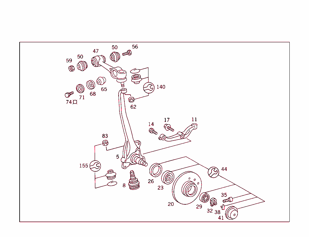 Steering Knuckle And Control Arm