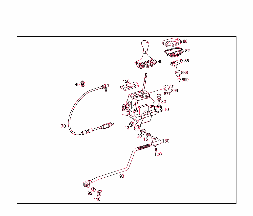 Center Shifter Console, Automatic Transmission