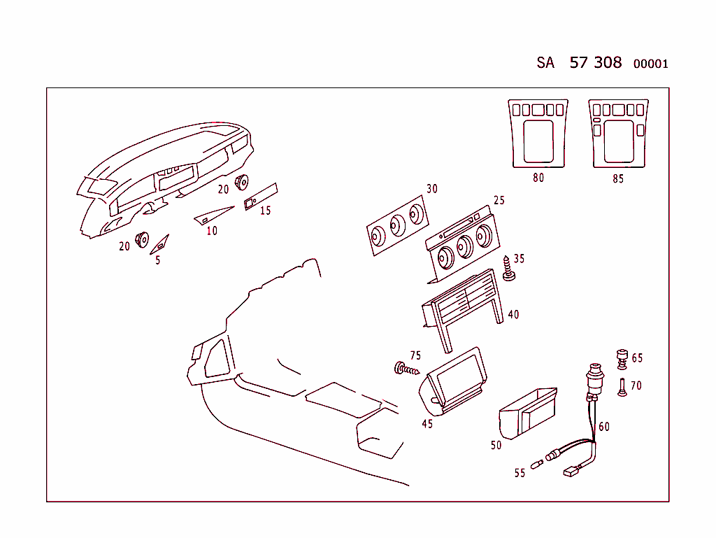 Interior Appointments - Usa "Limited", Schweiz "Primavera", Großbritannien, Outside Part See Standard Microfiche