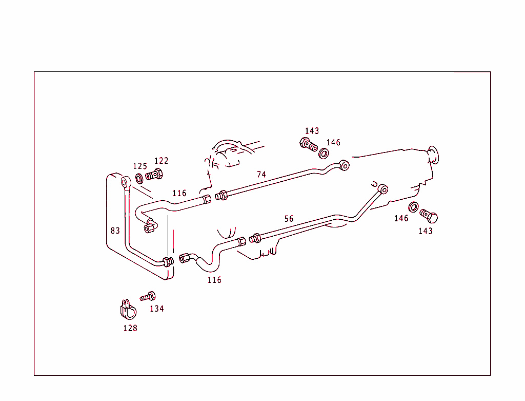 Detachable Transmission Components,Oil Filler Pipe,C-Class