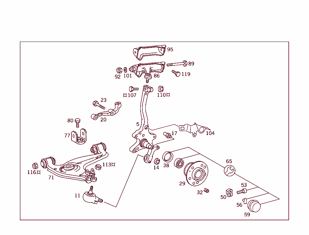 Steering Knuckle And Control Arm