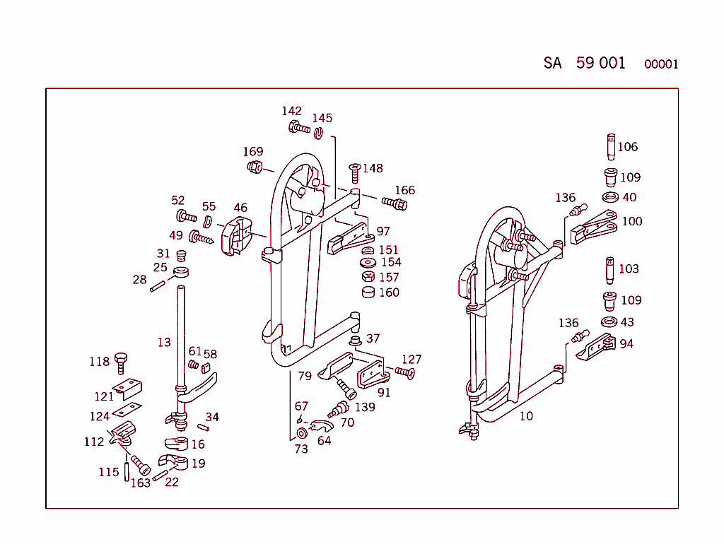 Spare Wheel Carrier, Swivelling