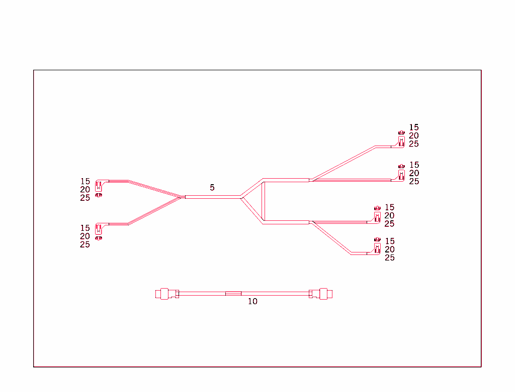 Fiber Optical Cable Wiring Harness (D2B And Most)
