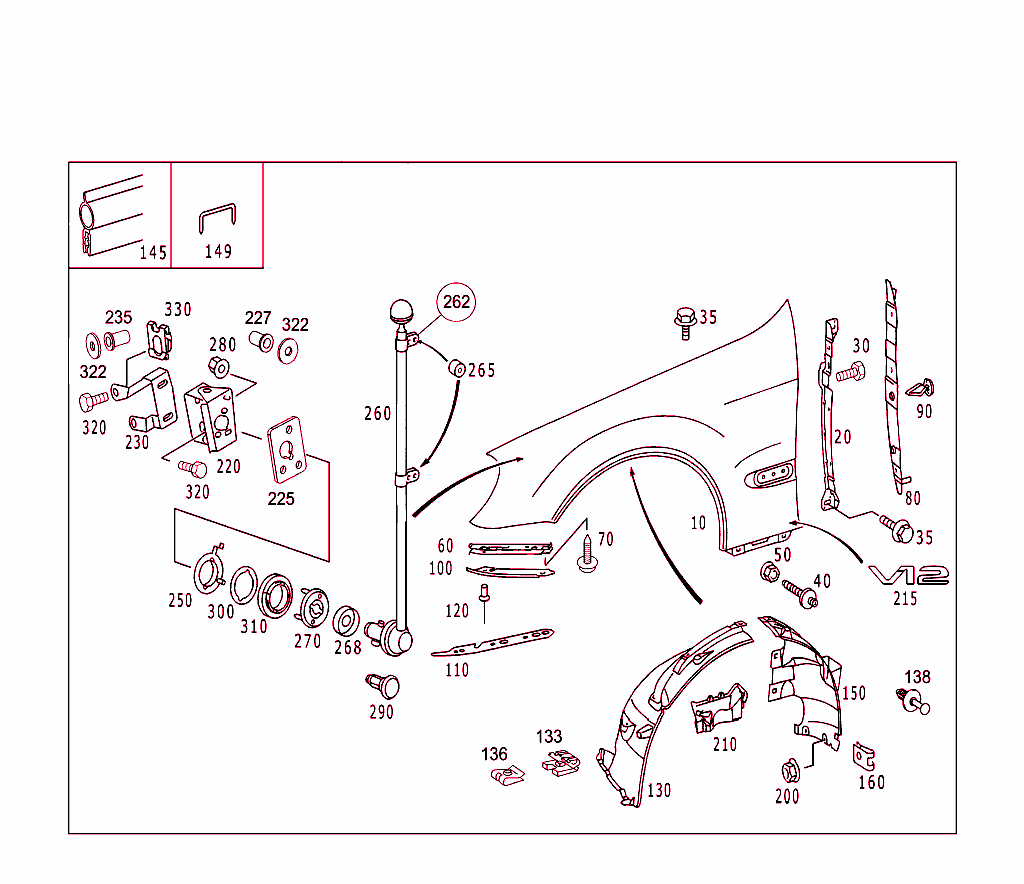 Guardabarros delantero
