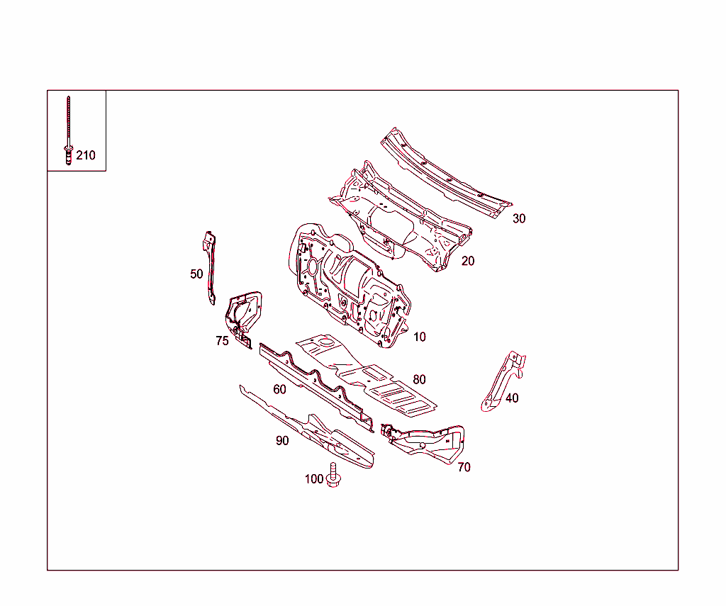 Fire Wall And Connection Parts