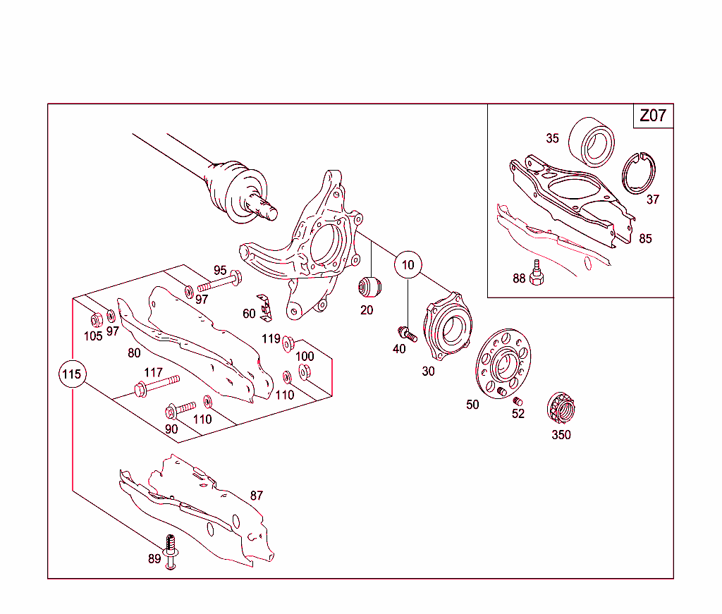 Rear Axle Suspension