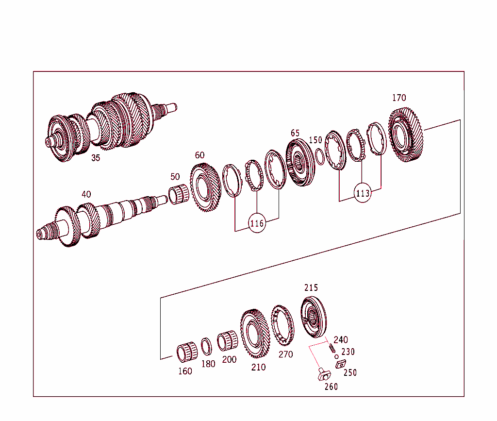 Transmission Shafts And Gears