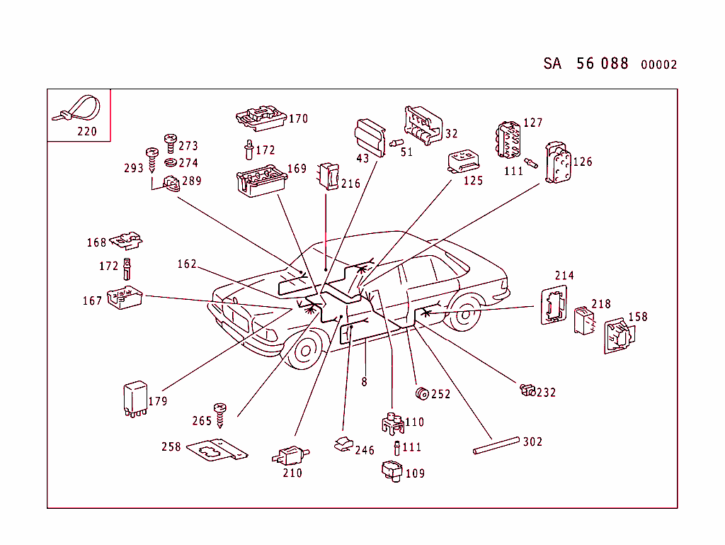 Cable Harness Used For Electric Window Regulator