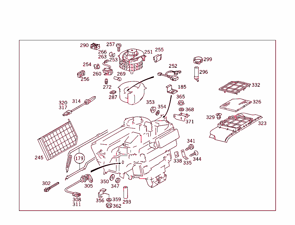 Heater Case With Blower