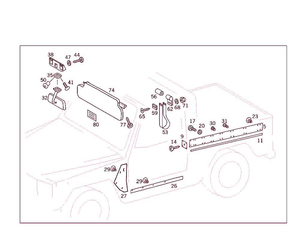 Roof Attachment Parts,Door Edge Guard Sections,Panelling