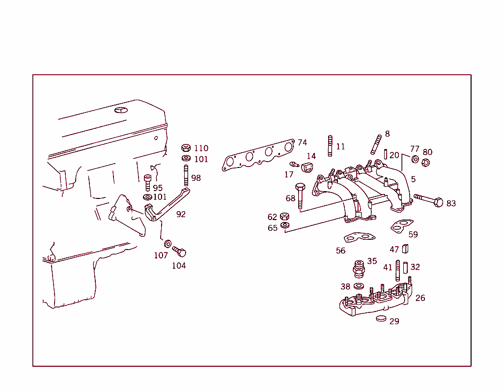 Injection Engine Intake Manifold
