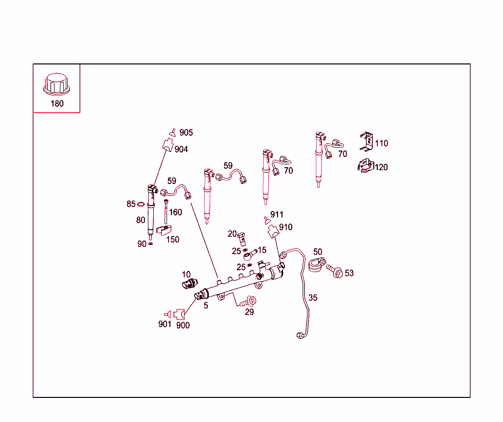 Nozzle Holder,Lines & Attachment Parts