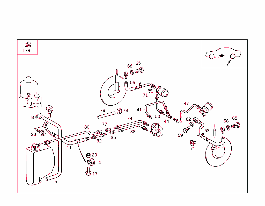 Line Arrangement In Case Of Self-Levelling Device & A S D