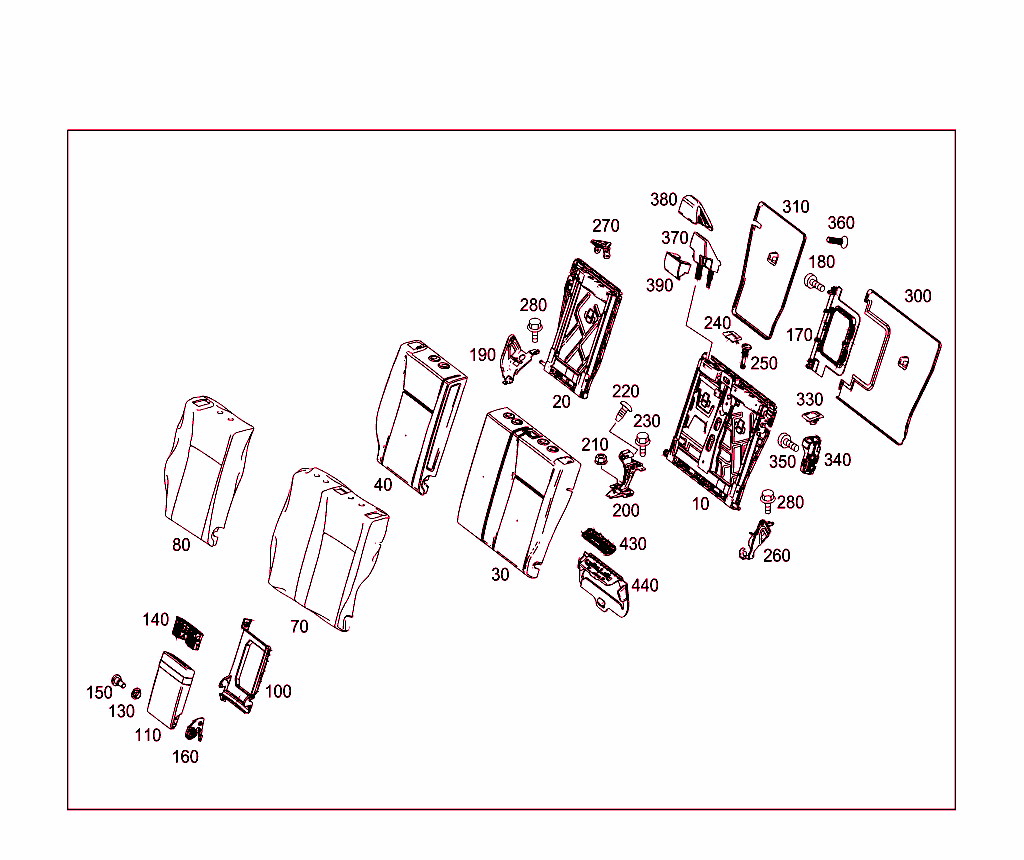 Rear Folding Backrest