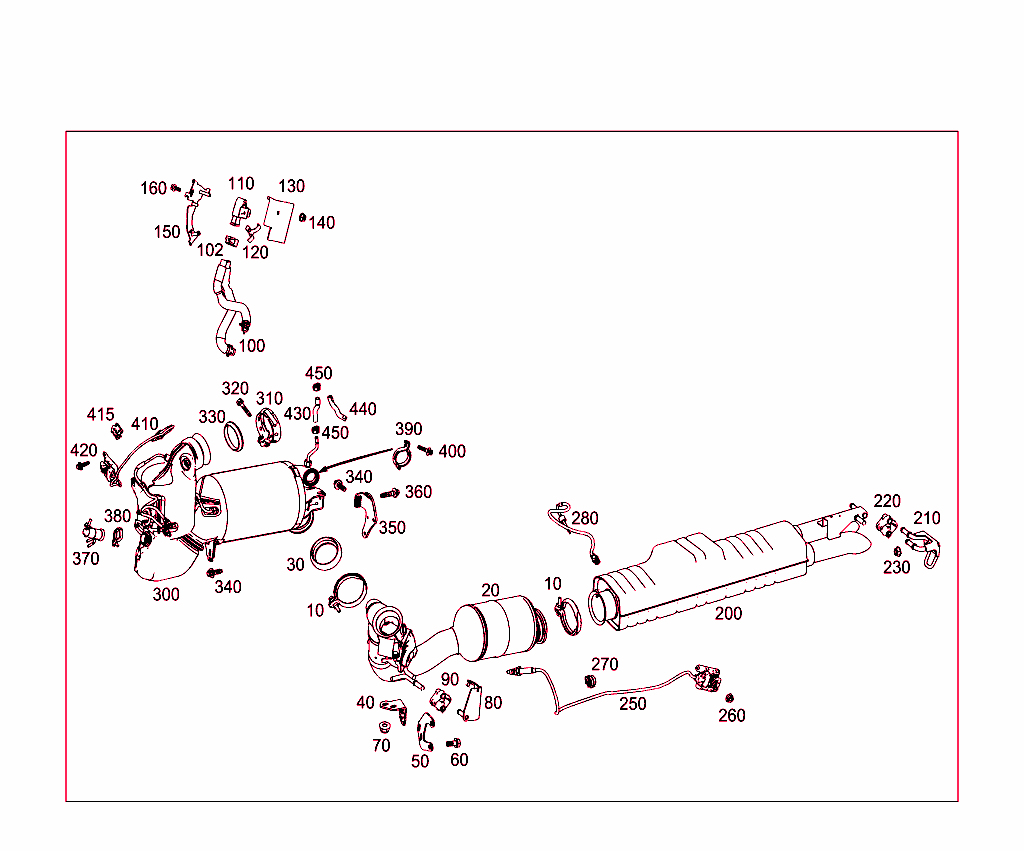 Exhaust System For Six-Cylinder Diesel Vehicles