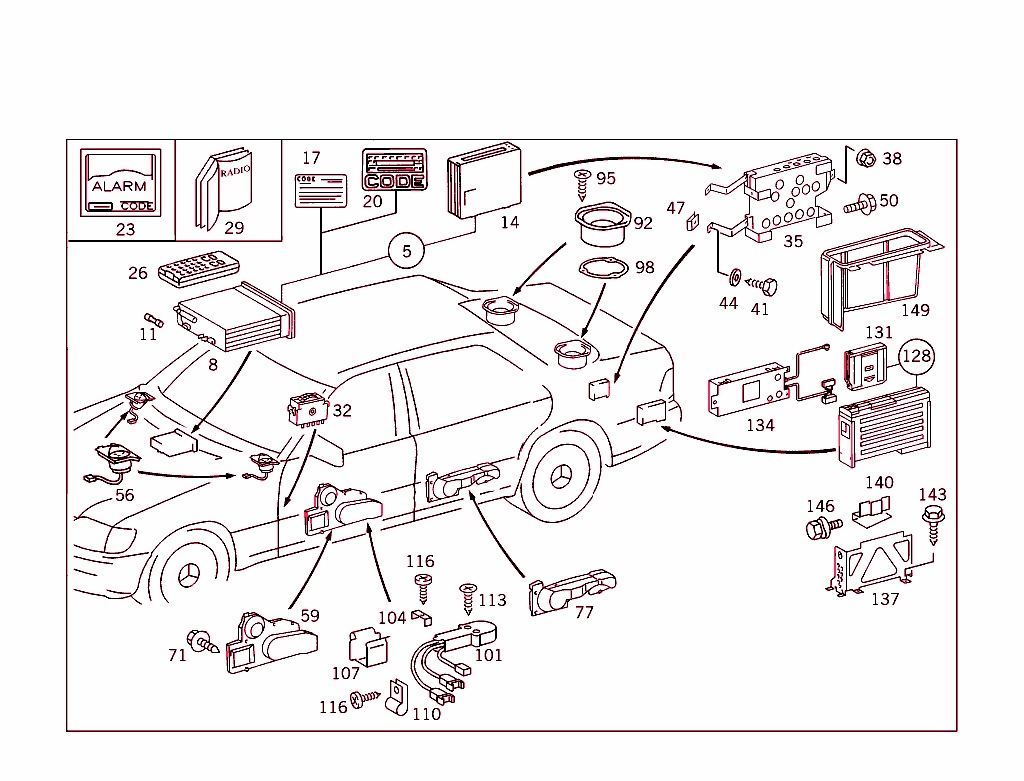 Radio Set, Remote Control, Amplifier, Cd-Player, Loudspeaker