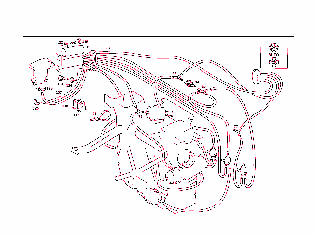 Vacuum Parts Used W/Air Conditioning Automatics