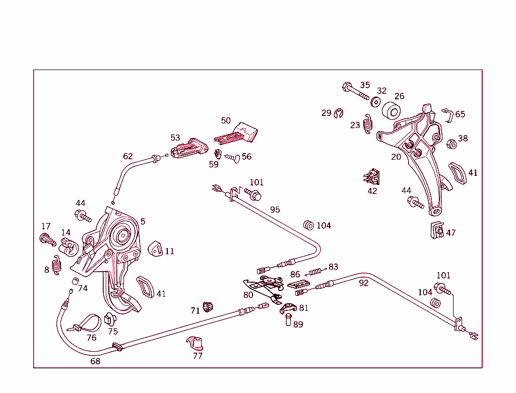 Foot Operated Parking Brake