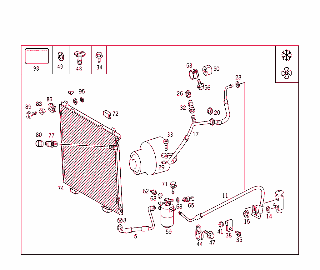 Refrigerant Line Arrangement