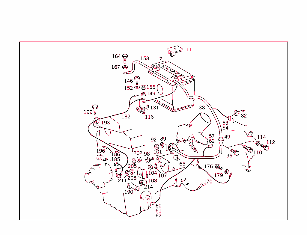Battery,Starter/Alternator Cable