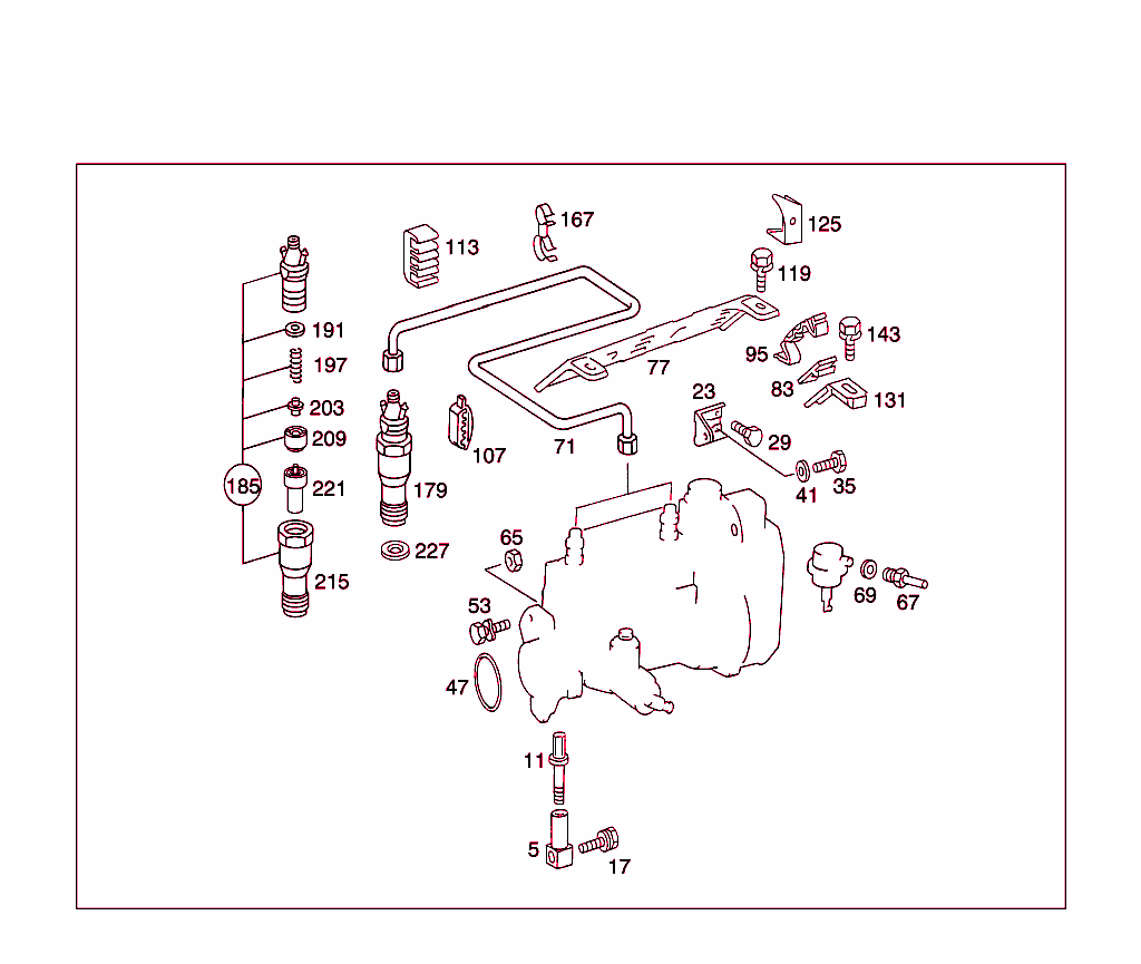 Nozzle Holder,Lines & Attachment Parts