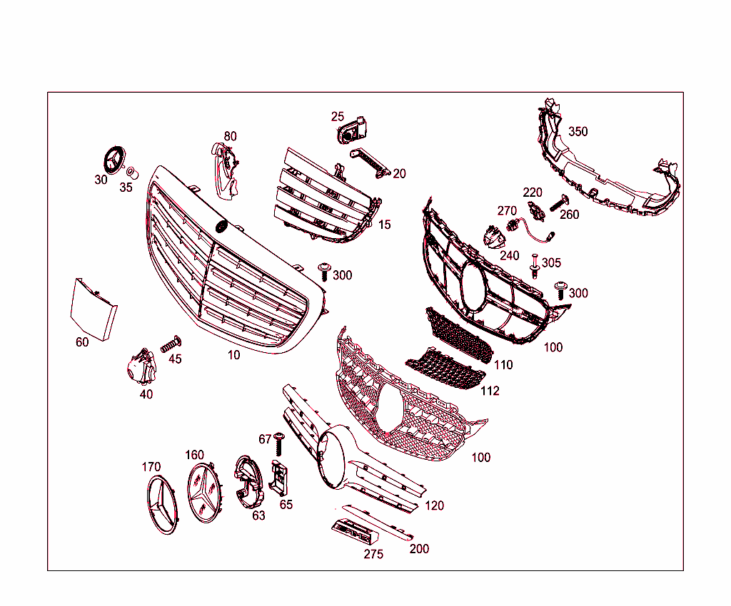 Radiator Grille Shell