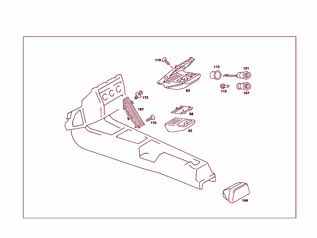 Housing Below Instrument Panel, And Housing With Tray