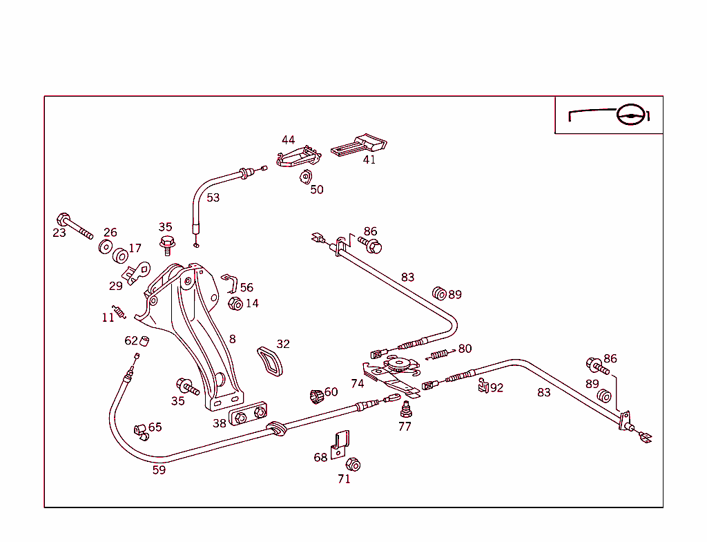 Foot Operated Parking Brake