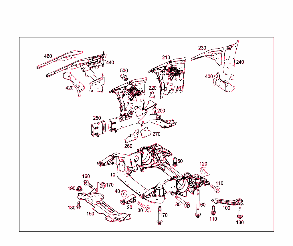 Wheelhouse,Front Subframe