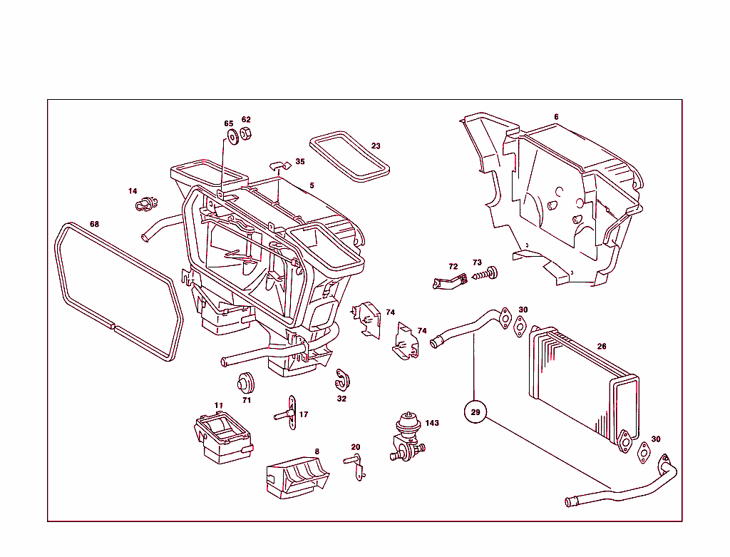 Heater Case With Blower