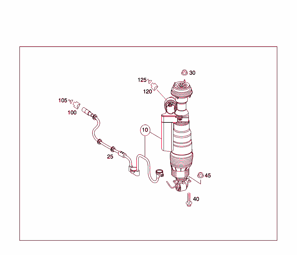 Spring Strut And Spring Strut Mounting Front