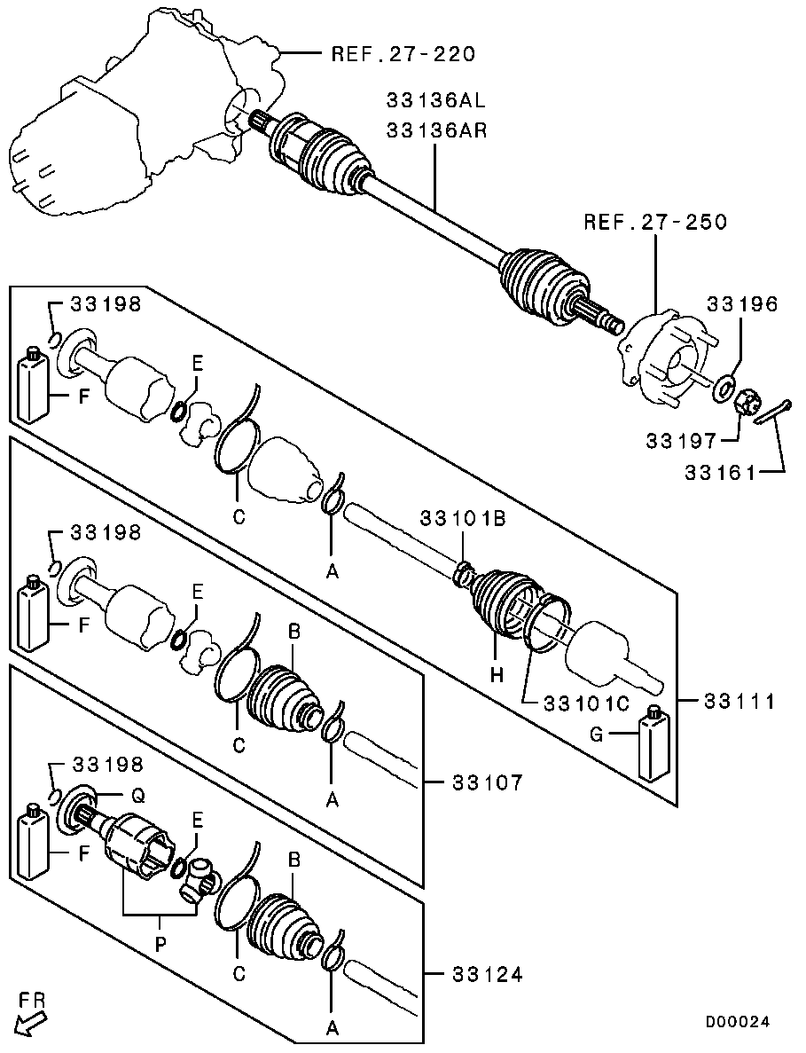 Rear Axle Drive Shaft