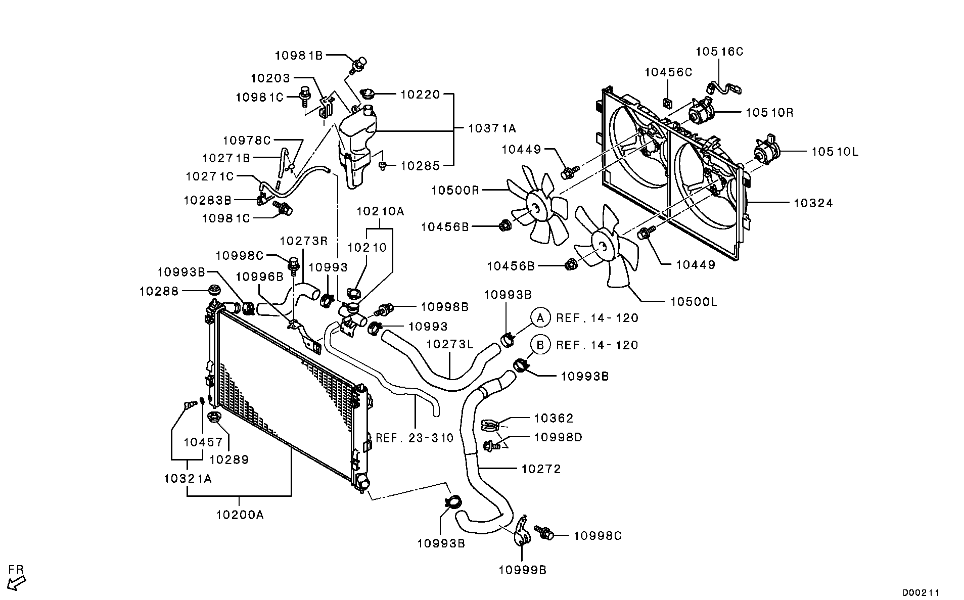 Radiator Hose Condenser Tank