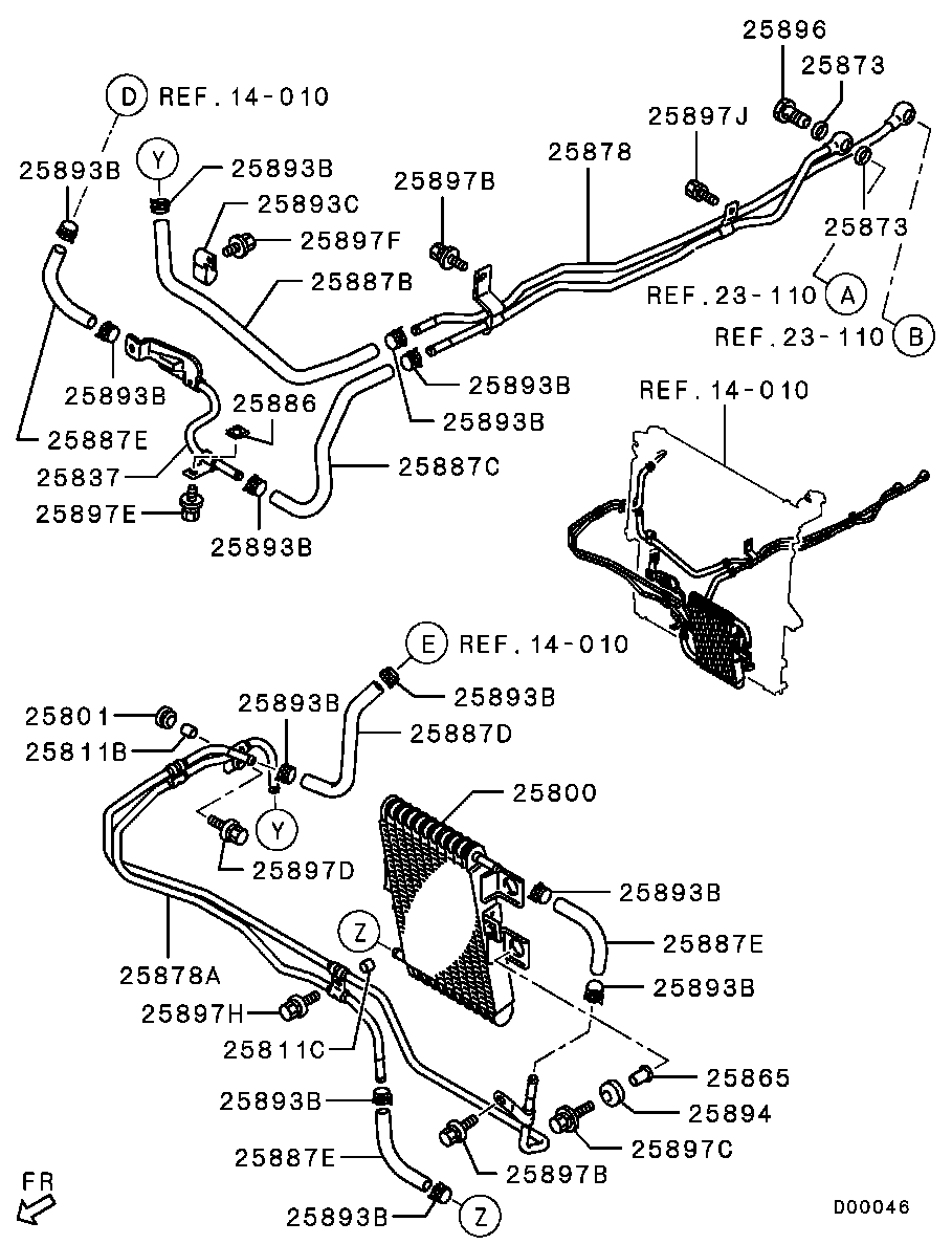 Transmission Oil Cooler & Tube